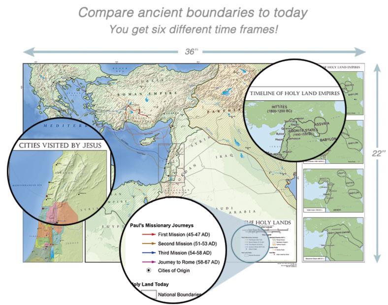 biblical holy land map